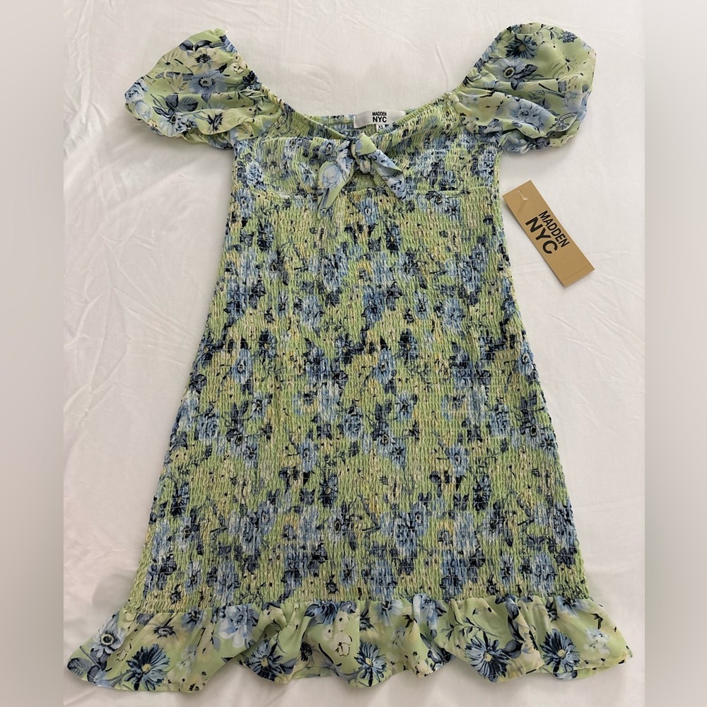 Floral Ruffle Mini Dress - Picture 5 of 8